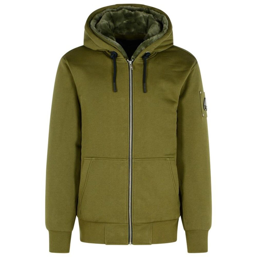 Moose Knuckles 'Bunny' Green Cotton Blend Sweatshirt Men